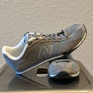 New Balance 442 Gray With Blue Accents  